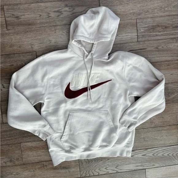 Nike Men’s CLUB FLEECE PULLOVER HOODIE Lt Orewood Brn/Lt Orewood Brn Medium - Picture 6 of 10